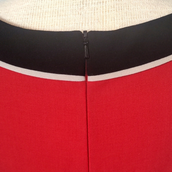 Red, Black and Cream A-line Dress by Coast (US size 8) - Picture 6 of 7